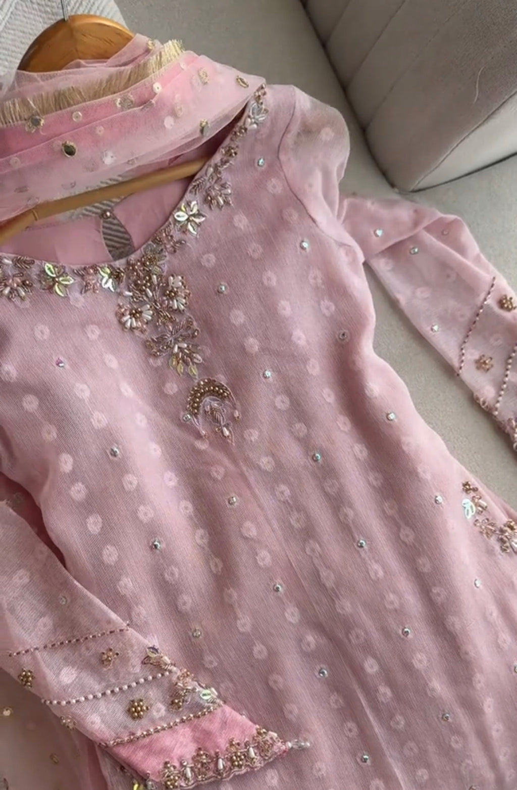 Beautiful 2 tones Pink Dress