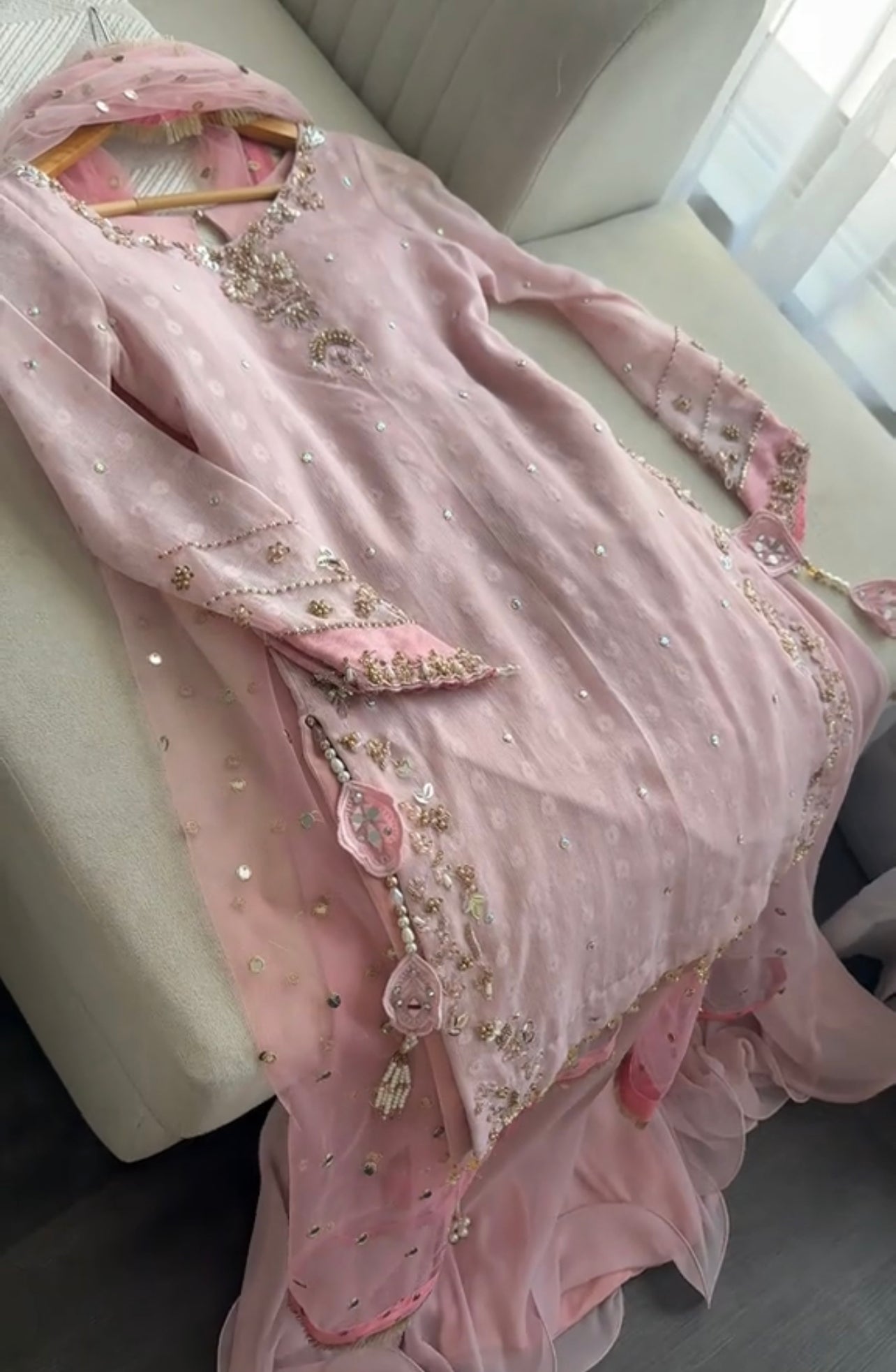 Beautiful 2 tones Pink Dress