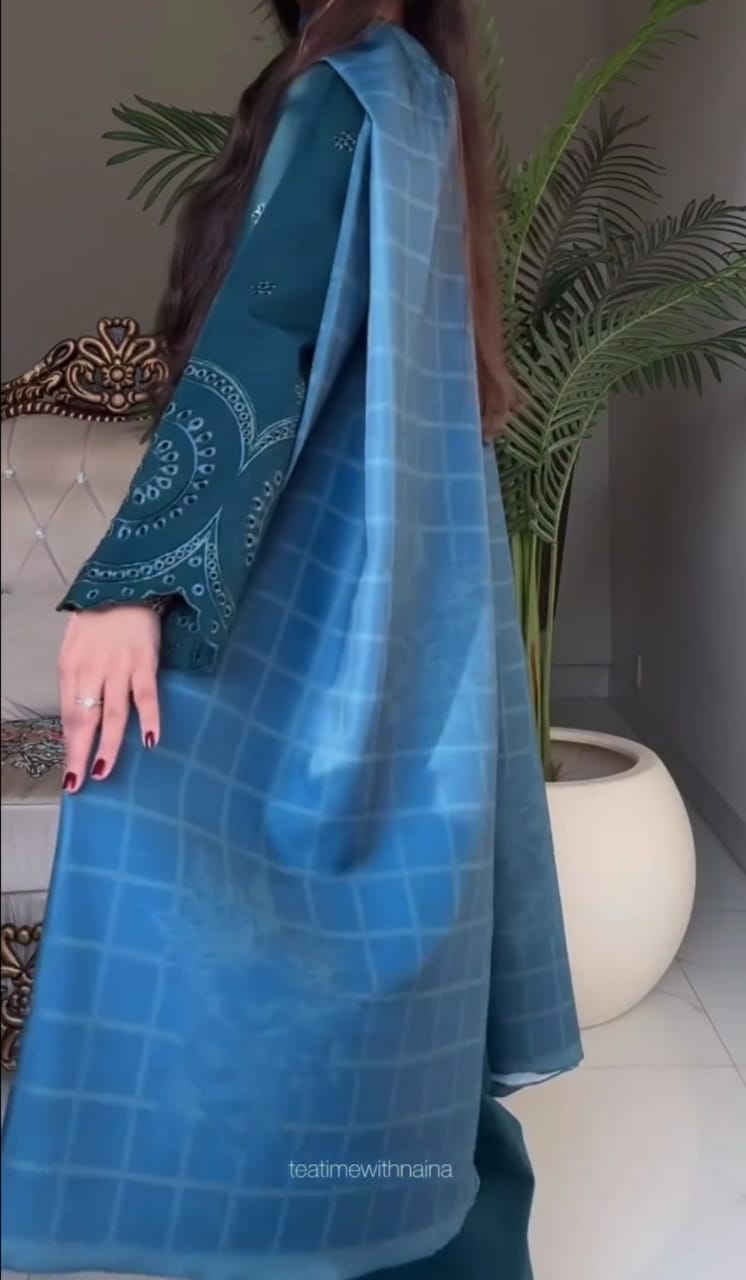 Classic Charm Embroidered Suit Set