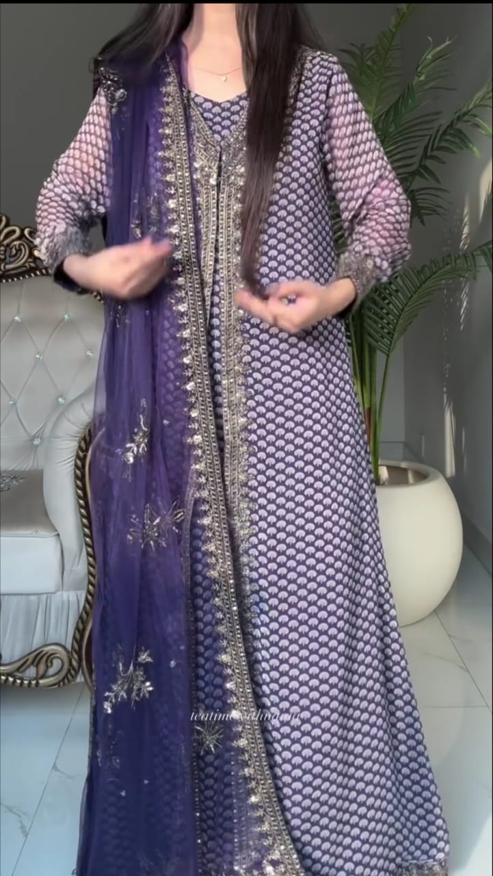 Premium Embroidered Women’s 3-Piece Suit