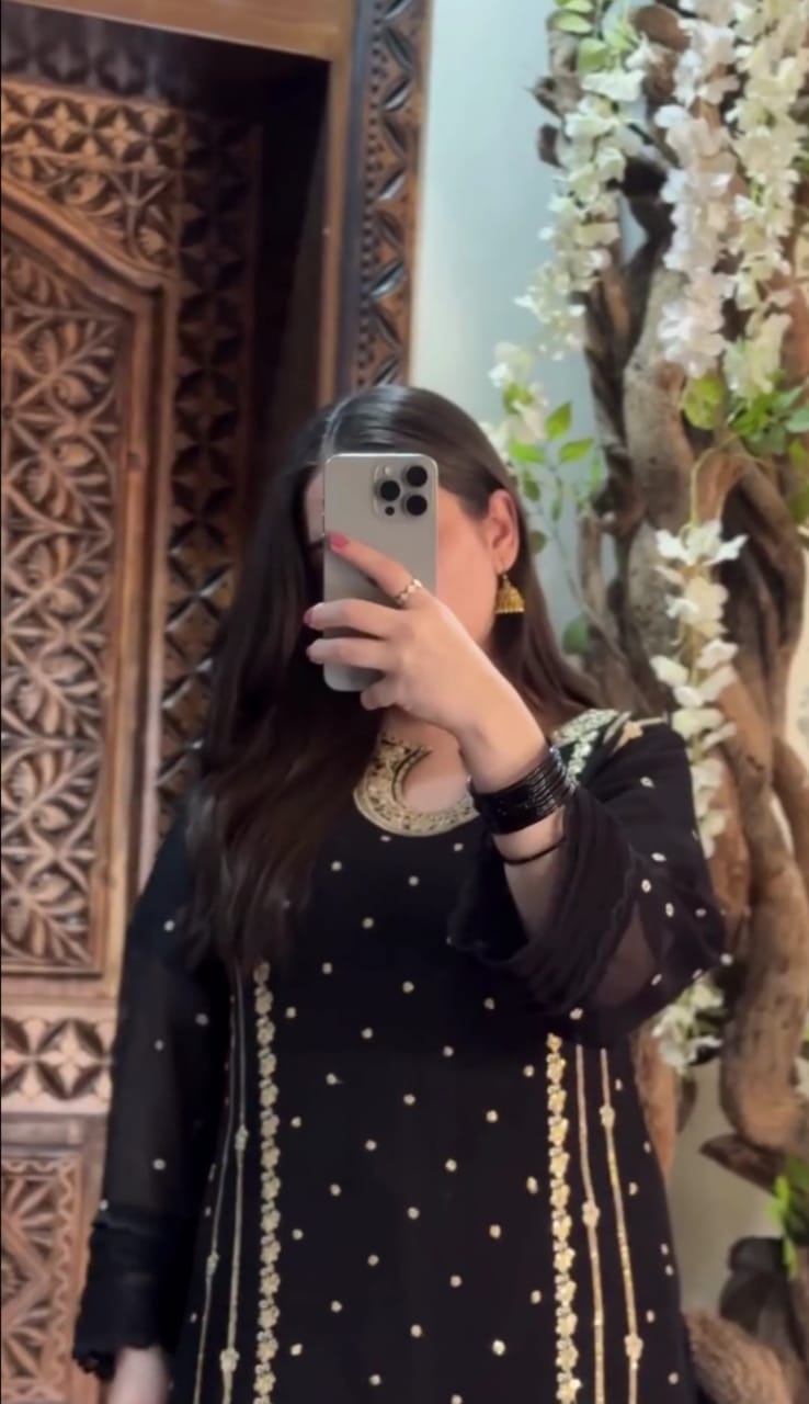 Classic Charm Embroidered Suit Set