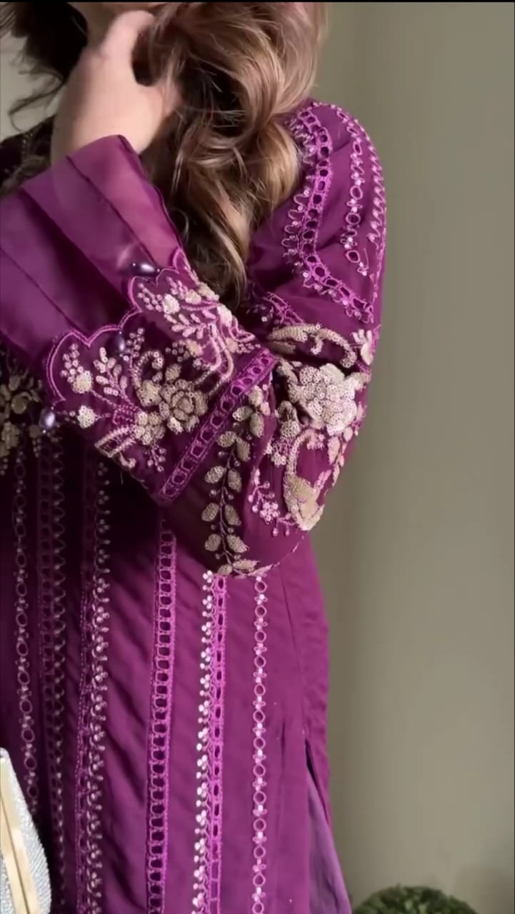 Premium Couture Embroidered Suit Set