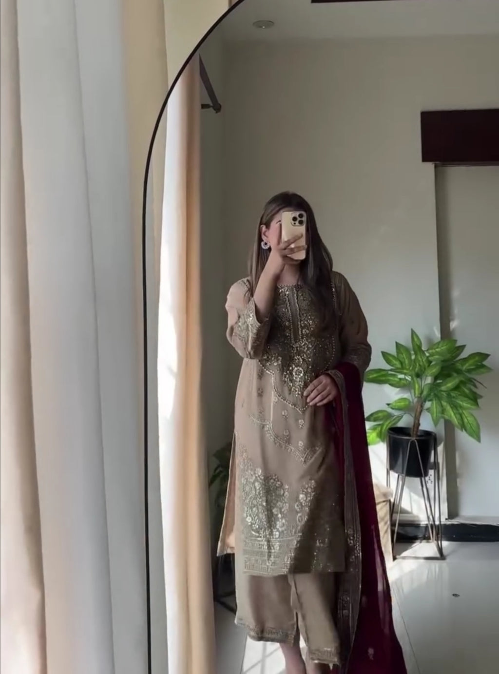 Elegant Embroidered 3-Piece Suit