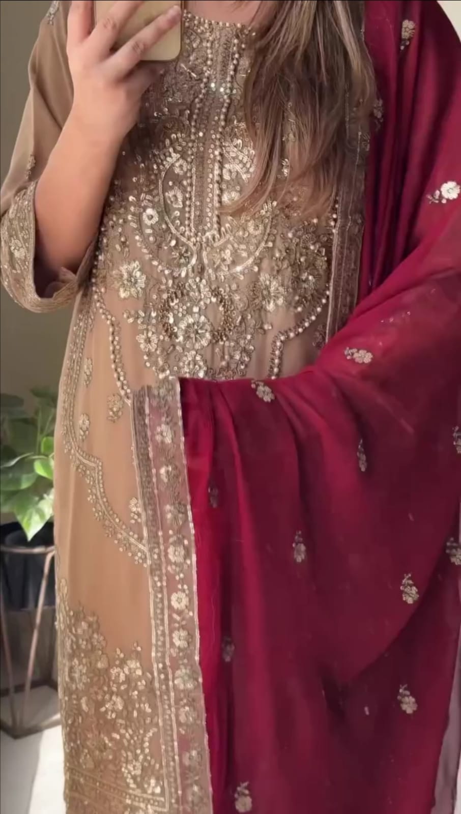 Elegant Embroidered 3-Piece Suit