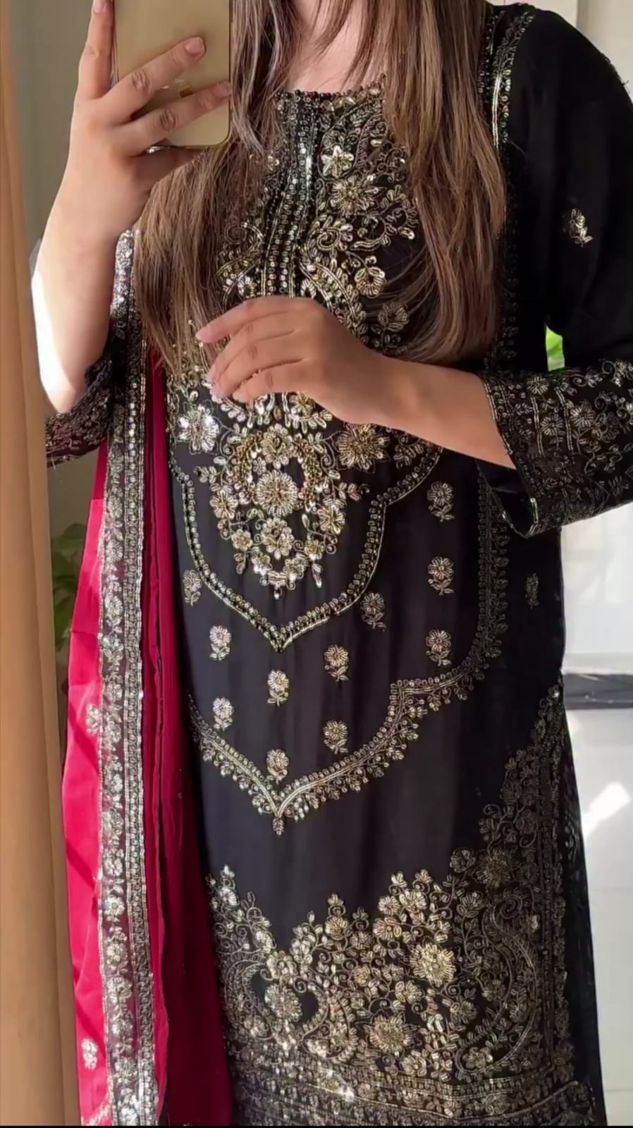 Elegant Embroidered 3-Piece Suit